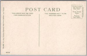 Postcard St. Paul Minnesota c1910s Como Park Entrance Streetcar (back)