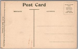 Postcard Trenton Ontario c1910s Power House and Dam by Evans (back)