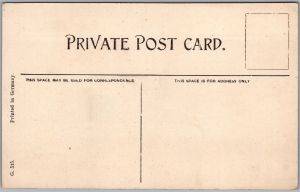 Postcard Brockville Ontario c1910s Court House and Presbyterian Church (back)