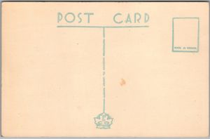 Postcard Minett Muskoka Ontario Clevelands House from Outlook Rock Scenic View (back)