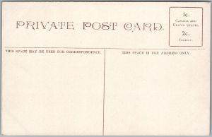 Postcard Brantford Ontario c1910s Where the Bell Telephone Was Invented (back)