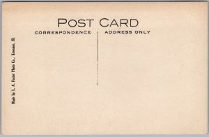 RPPC c1910s Minot North Dakota Wildwood Park Boats Bridge by L. A. Foster Photo (back)