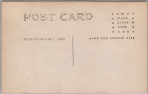 Postcard RPPC c1910s Culbertson Montana Methodist Episcopal Church Winter View (back)