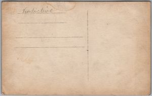 Postcard RPPC Ostend Belgium HMS Vindictive Blockship Wreck Arrogant-Class WWI (back)