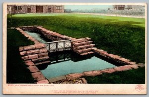 Postcard Sault Ste. Marie MI c1902 Old Traders Lock First Lock In Continent 1790