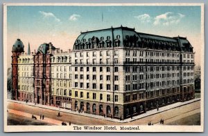 Postcard Montreal Canada c1910s Windsor Hotel