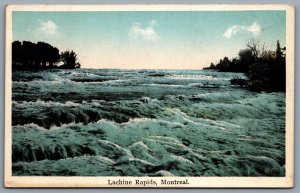 Postcard Montreal Quebec c1920s Lachine Rapids B