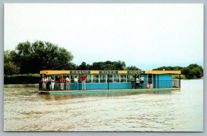 Postcard Caledonia ONT c1991 Grand River Queen Big Creek Boat Farm Riverboat