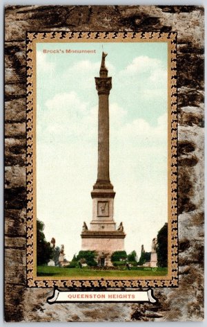 Postcard Queenston Heights Ontario c1910s Brock’s Monument Upper Canada