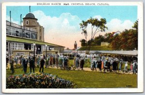 Postcard Crystal Beach Ontario c1933 $250000 Dance Hall now Defunct Fort Erie