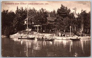 Postcard Portland Ontario c1907 Garrett's Rest Rideau Lakes by W. H. Kerfoot