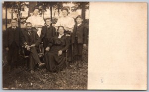 Postcard RPPC 1910s Iona Station Ontario Photo of Family Ida Grisdale READ DESC