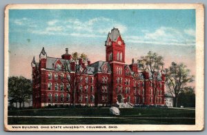 Postcard Columbus Ohio c1910s Main Building Ohio State University
