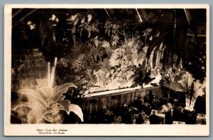 Postcard RPPC c1940s Los Angeles CA Cliftons Pacific Seas Cafeteria Olive at 6th