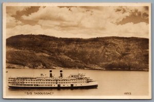 Postcard RPPC c1944 PQ Canada Steamship Lines S.S. Tadoussac Great White Fleet