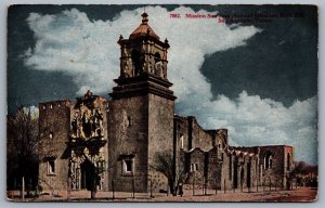 Postcard San Antonio TX c1920s Mission San Jose San Miguel de Aguayo