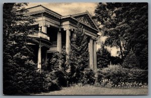 Postcard Marshallville GA c1953 Notable Camellia Center Samuel Henry Rumph Map