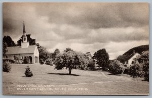 Postcard South Kent Connecticut c1930s View Looking North South Kent School