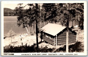 Postcard RPPC c1940s Kenora Ontario Hayberg