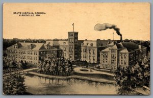 Postcard Kirksville MO c1920s State Normal School Now Truman State University 