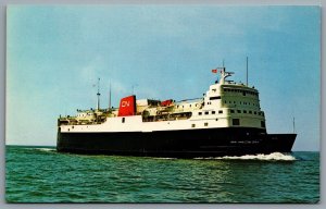 Postcard Cape Tormentine NB c1970s CNR MVS John Hamilton Grey Car Ferry to PEI
