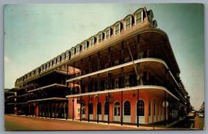 Postcard New Orleans LA c1975 Le Downtowner Du Vieux Carre Bourbon and Toulouse