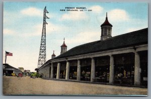 Postcard New Orleans LA c1930s French Market Louisiana