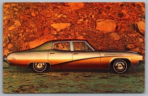 Postcard c1968 Buick Special Deluxe 4 Door Sedan Lynn MA Advert Bob Brest Buick