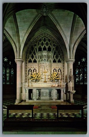 Postcard Mount Saint Alban Washington DC c1970s Cathedral Bethlehem Chapel