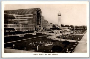 RPPC c1930s London United Kingdom Upper Terraces Crystal Palace by Talbot