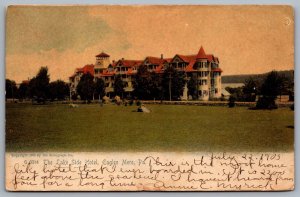 Postcard Eagles Mere PA c1905 The Lake Side Hotel Sullivan County