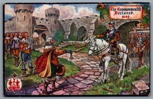 Postcard UK c1920s Liverpool Pageant The Commonwealth Declared 1649