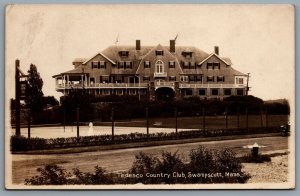 Postcard RPPC 1912 Swampscott MA Tedesco Country Club Moehring Groesbeck Photo B