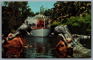 Postcard Anaheim CA c1960s Disneyland Jungle Cruise Adventureland 010277