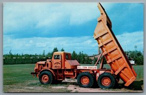 Postcard Chisholm MN c1960s Minnesota Museum of Mining 35 Ton Euclid Dump Truck