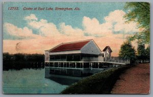 Postcard Birmingham AL c1921 Casino At East Lake CDS Duplex Cancel