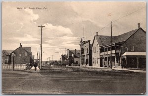 Postcard South River Ontario c1910s Main Street Parry Sound District by Rumsey