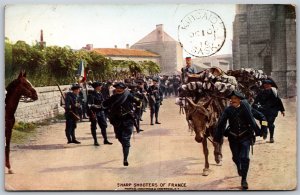 Postcard Kincaid Saskathewan c1916 Split Ring Cancel Ferland Sask Sharp Shooters