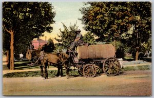 Postcard Preston Ontario The Passing Of Local Option Horse Carriage by Wurster