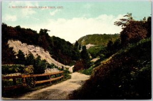 Postcard Erin Ontario c1910s A Mountain Road Wellington County by Dr. H. Gear