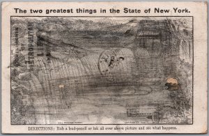 Postcard New York c1914 Lot of 2 Wireless Message Cards