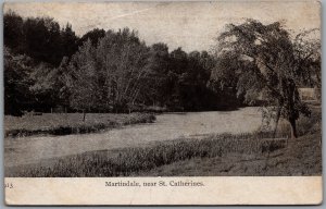 Postcard St. Catherines Ontario c1905 Martindale view of Pond by Knowles & Co.