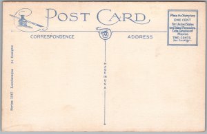 Postcard Muskoka Ontario Bracebridge Pott’s Falls High Falls *as is* (back)