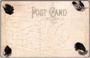 Postcard Galt Ontario c1906 Greatest Open Air Horse Show Canada Carriages Crowd (back)