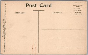 Postcard Trenton Ontario c1910s Power House and Dam by Evans (back)