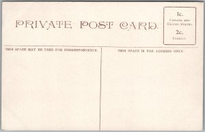 Postcard Brantford Ontario c1910s Where the Bell Telephone Was Invented (back)