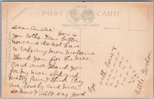 Postcard Brantford Ontario c1910s Institute for the Blind Building Brant County (back)