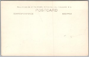 Postcard Color RPPC Vancouver Island British Columbia Malahat Drive Lookout  (back)