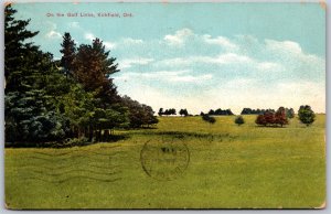 Postcard Kirkfield Ontario c1913 On the Golf Links Scenic View Victoria County