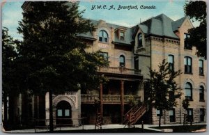 Postcard Brantford Ontario c1906 Y.W.C.A. Building Brant County